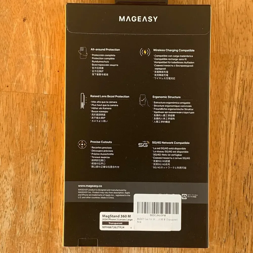 MAGEASY MagStand 360M Rotating Ring Protective Case